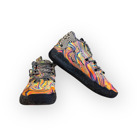 Puma MB.02 Dexter's Laboratory LaMelo Ball Shoes Men's 9.5 Rare Colorway - Picture 7 of 11